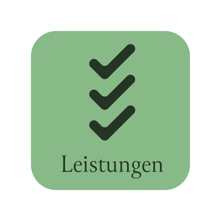 Das Icon wurde für die Navigation der Leistungen angelegt.